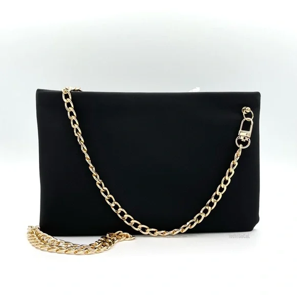 🆕 Dior Beauty Cosmetic Pouch to Crossbody Bag Purse, New Handbag, Black & Blue - Picture 6 of 12